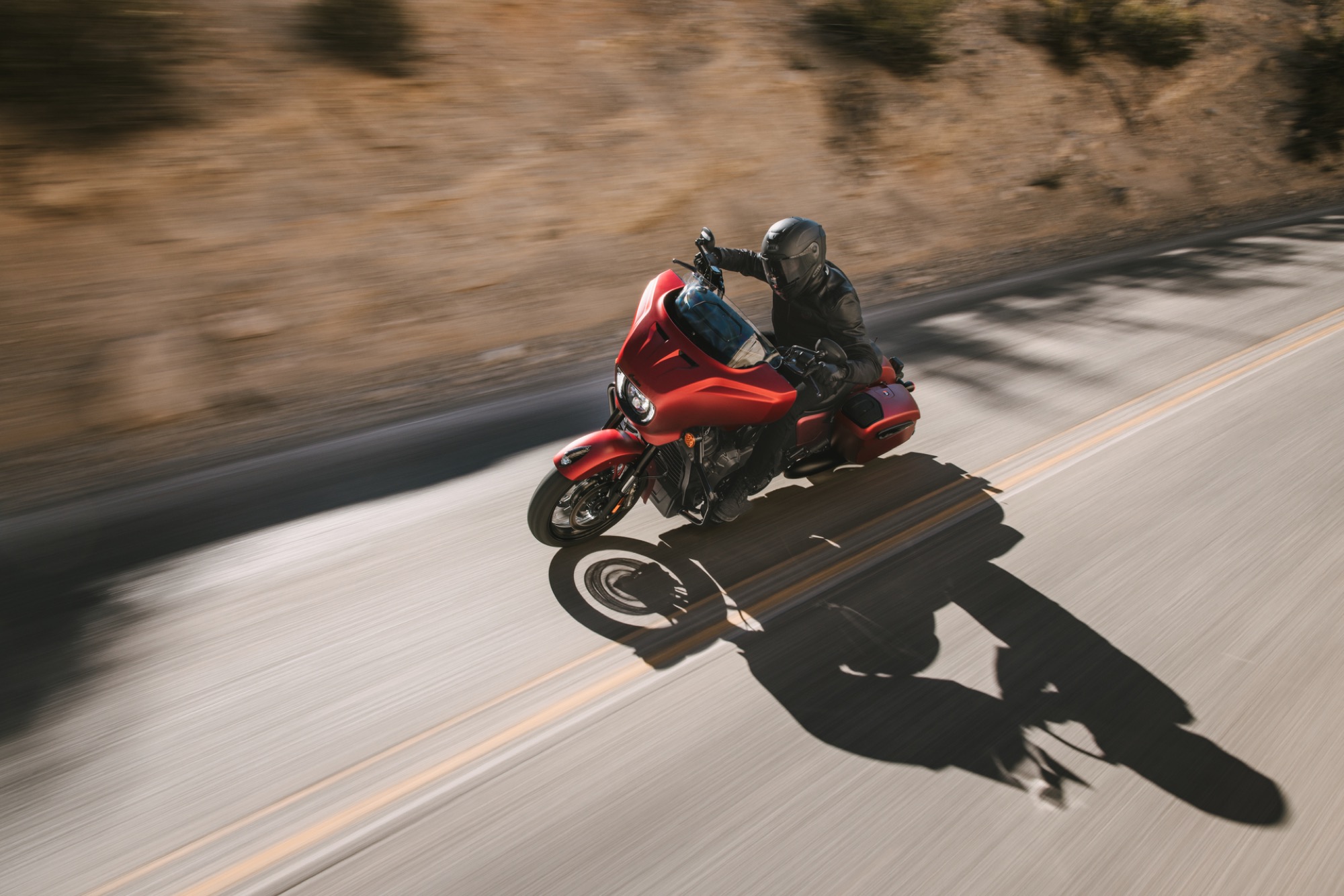 Indian Chieftain Dark Horse riding